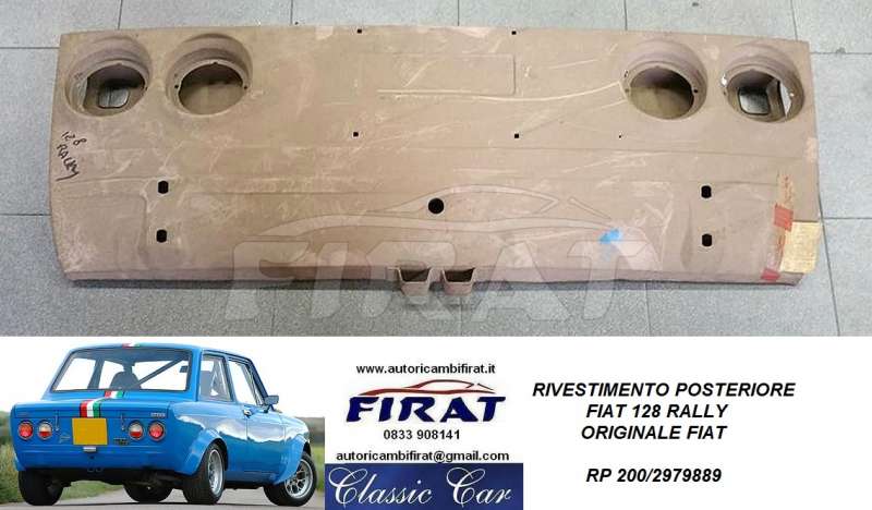 RIVESTIMENTO FIAT 128 RALLY POST.